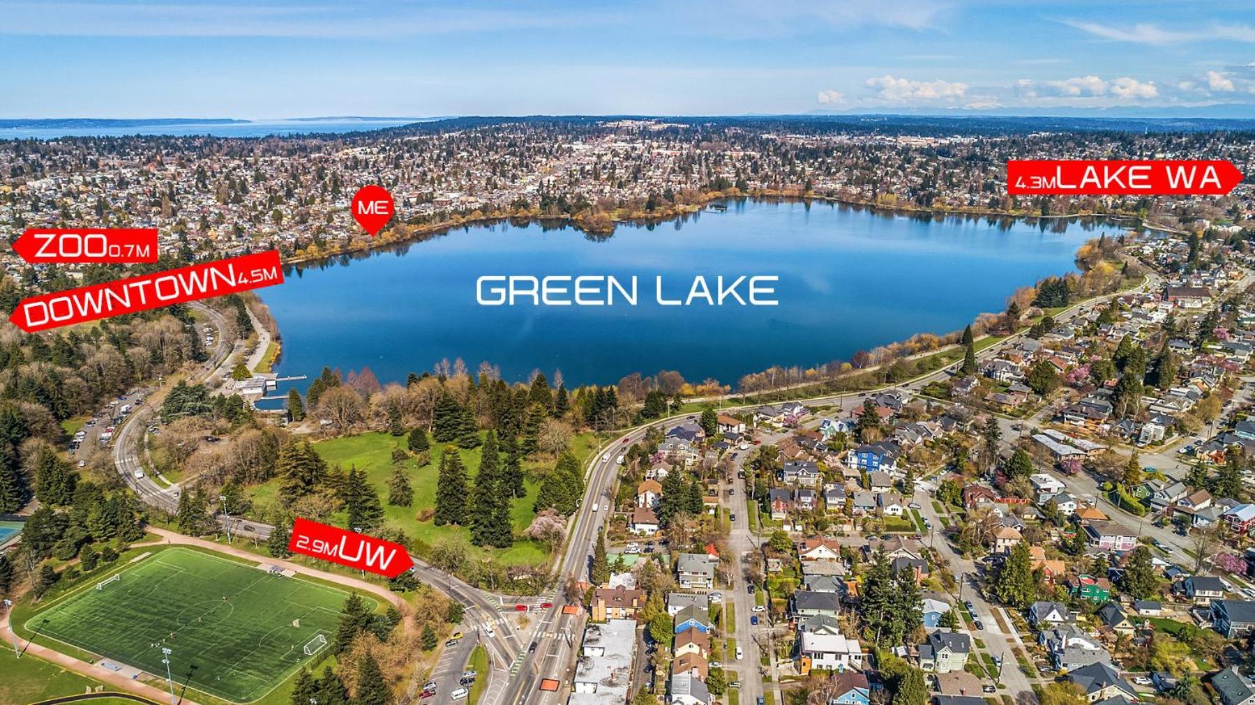 Green Lake 1St Line Home D Full Modern Remodeled Seattle Ngoại thất bức ảnh